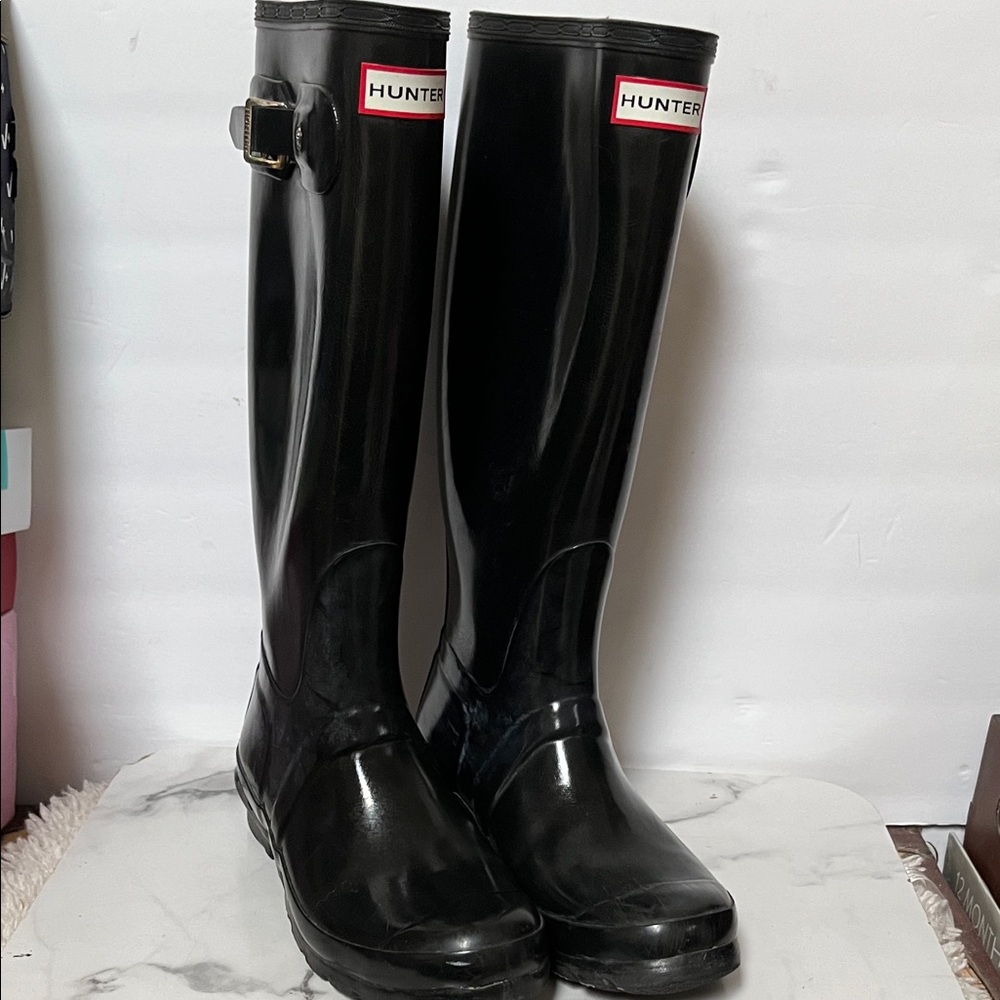Hunter Black Women's Winter & Rain Boots - Picture 13 of 13